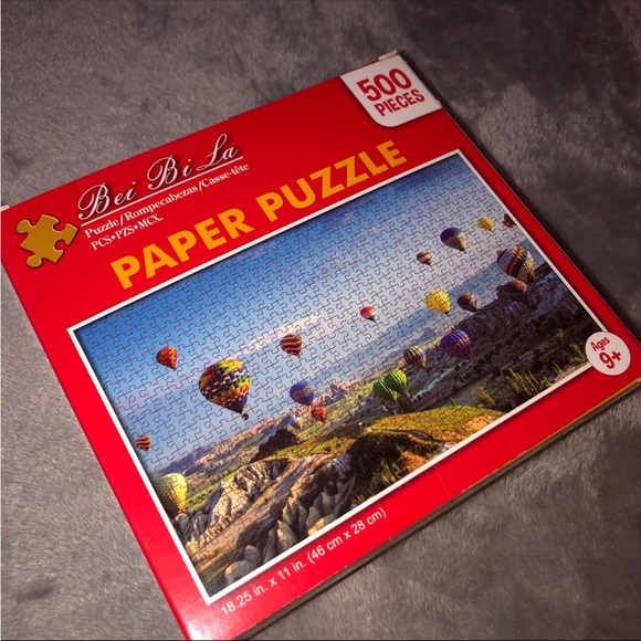 Bei Bi La 500 Piece Paper Puzzle/Turkey Cappadocia Colorful Hot Air Balloon - Picture 2 of 16